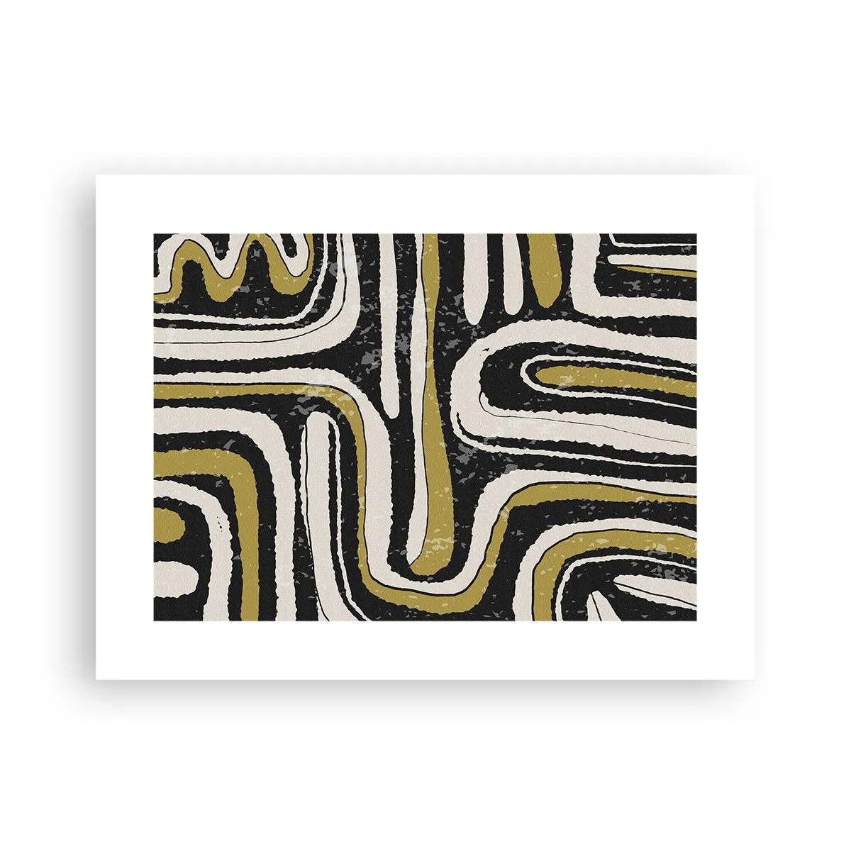 Póster - Composición: tramos y callejones - 40x30 cm