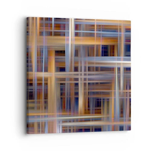 Cuadro sobre lienzo - Impresión de Imagen - Tejido de luz - 30x30 cm