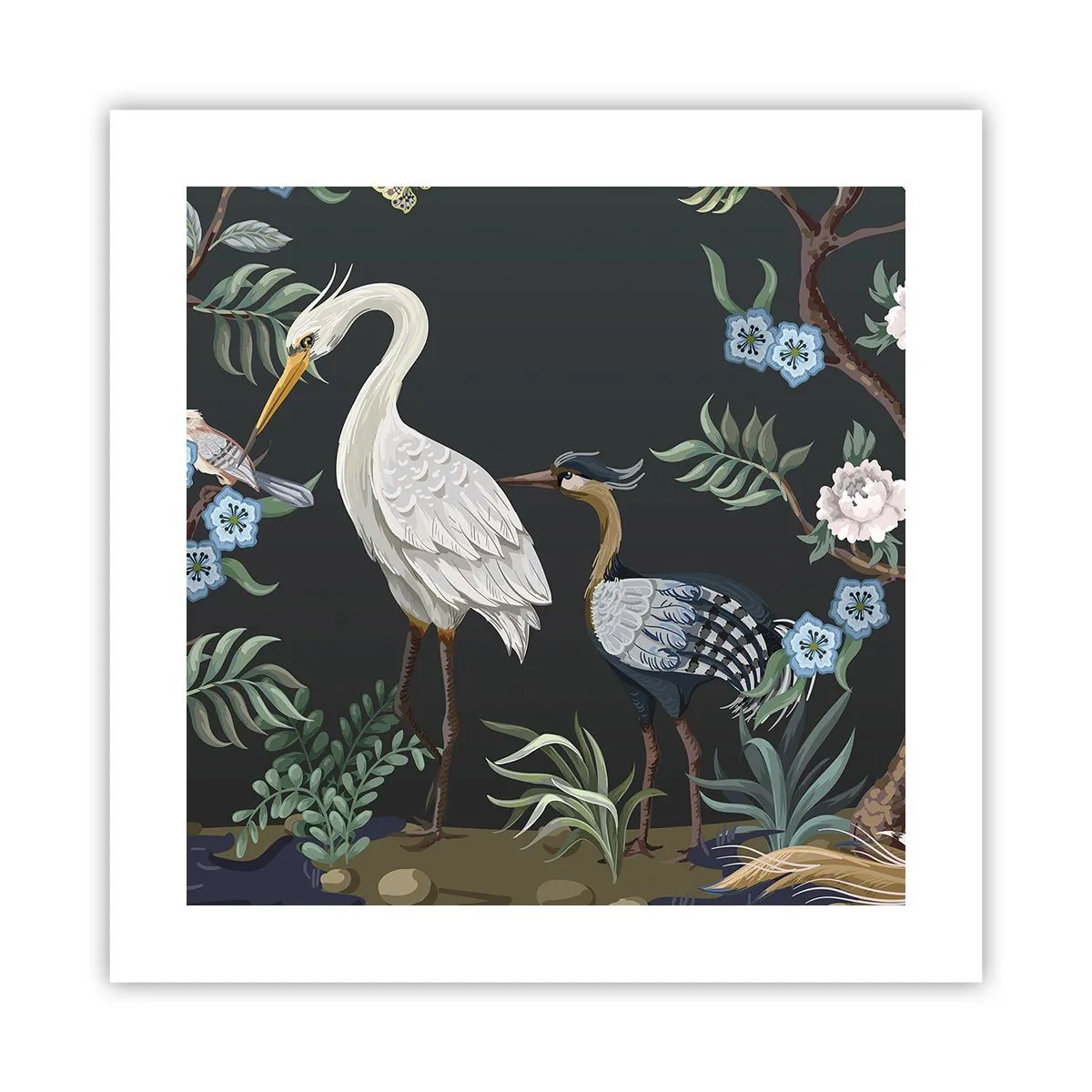 Póster - Desfile de aves - 40x40 cm
