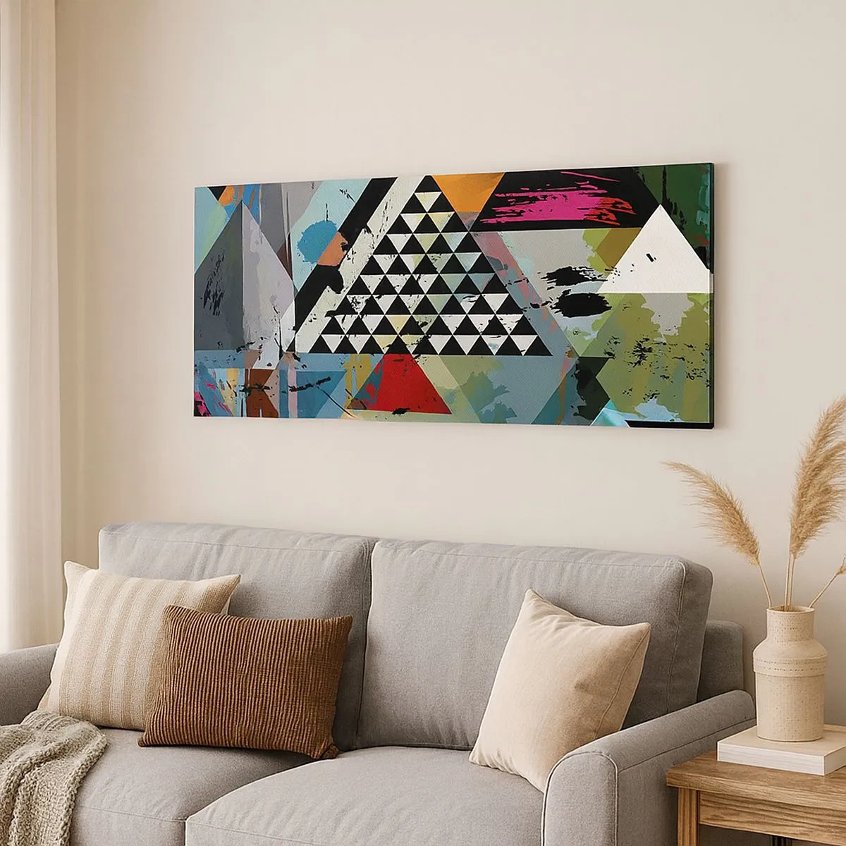 Cuadro sobre lienzo - Impresión de Imagen - Qué sencillo es - 100x40 cm