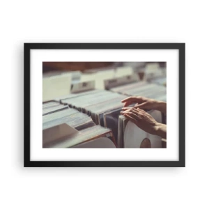 Póster en marco negro - En busca de emociones - 40x30 cm