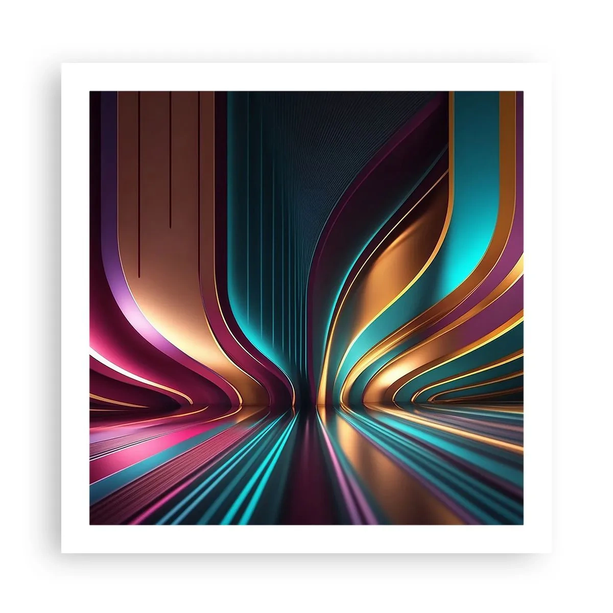 Póster - Arquitectura de la luz - 60x60 cm