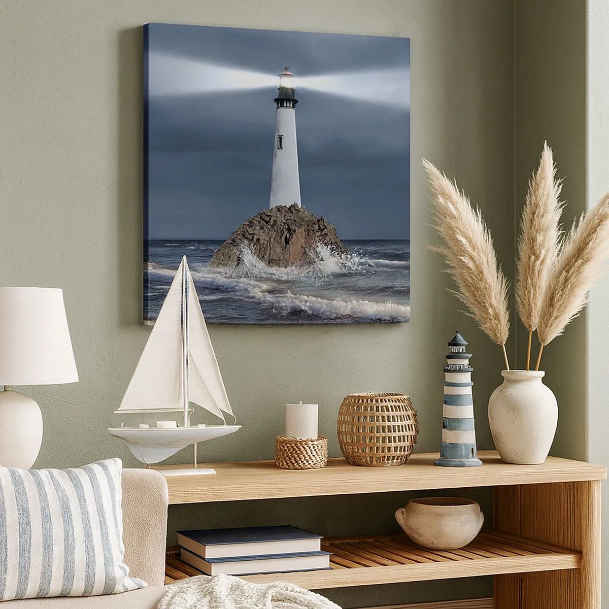 Cuadro sobre lienzo - Impresión de Imagen - ¡Aquí... aquí... aquí! - 30x30 cm