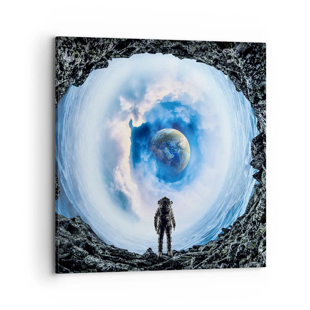 Cuadro sobre lienzo - Impresión de Imagen - No muy lejos de casa - 70x70 cm