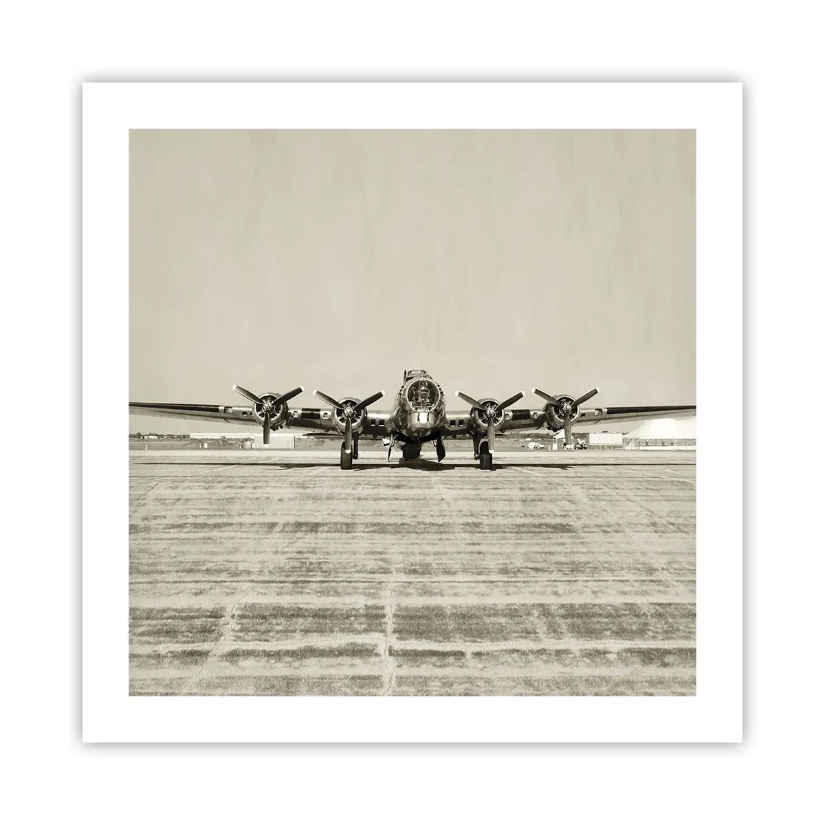 Póster - Como siempre, preparado - 50x50 cm