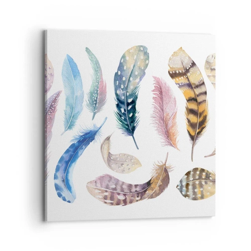 Cuadro sobre lienzo - Impresión de Imagen - Ligero, colorido y multicolor - 70x70 cm