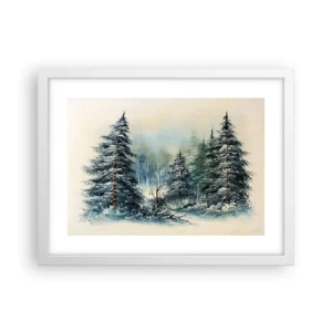 Póster en marco blanco - Preparados para la Navidad - 40x30 cm