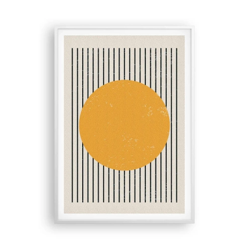 Póster en marco blanco - El poder de la sencillez - 70x100 cm