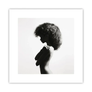 Póster - Como una flor en un tallo delgado - 30x30 cm