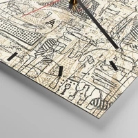 Esfera sin numeración, con rayas