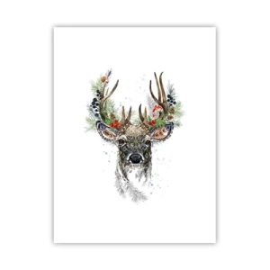 Póster - Con vestimenta festiva - 30x40 cm