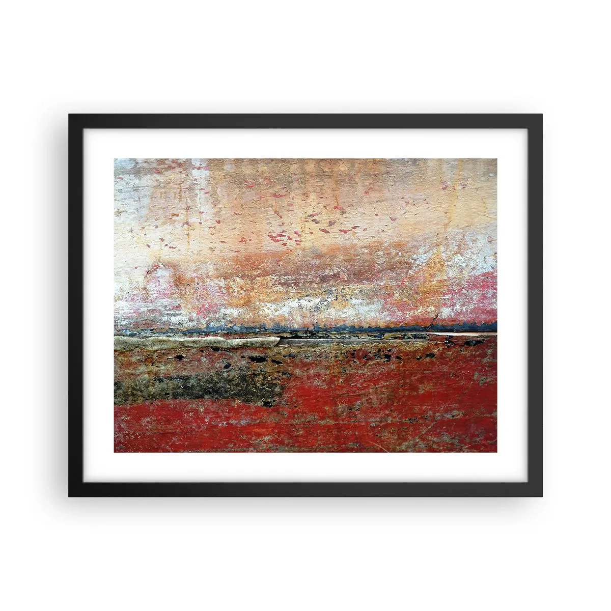 Póster en marco negro - Tal vez sea el mar - 50x40 cm