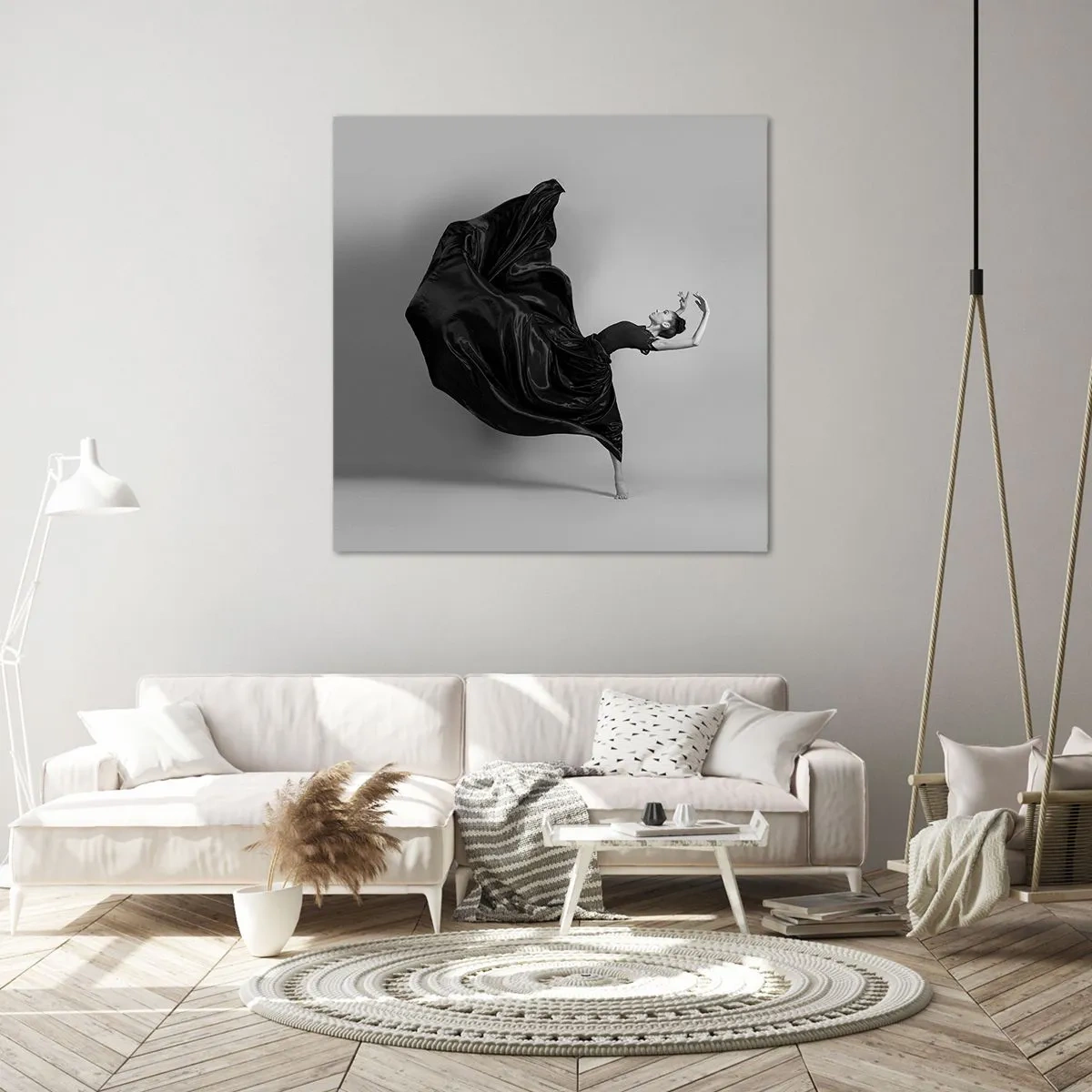 Cuadro sobre lienzo - Impresión de Imagen - La música da alas - 60x60 cm