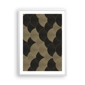 Póster en marco blanco - Multiplicación de la unidad - 50x70 cm