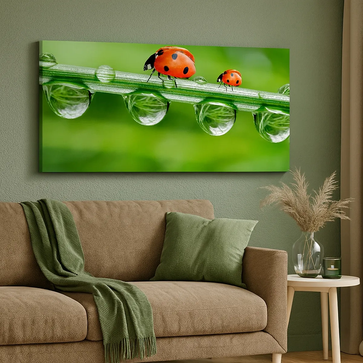 Cuadro sobre lienzo - Impresión de Imagen - En el camino todo el verano - 30x30 cm