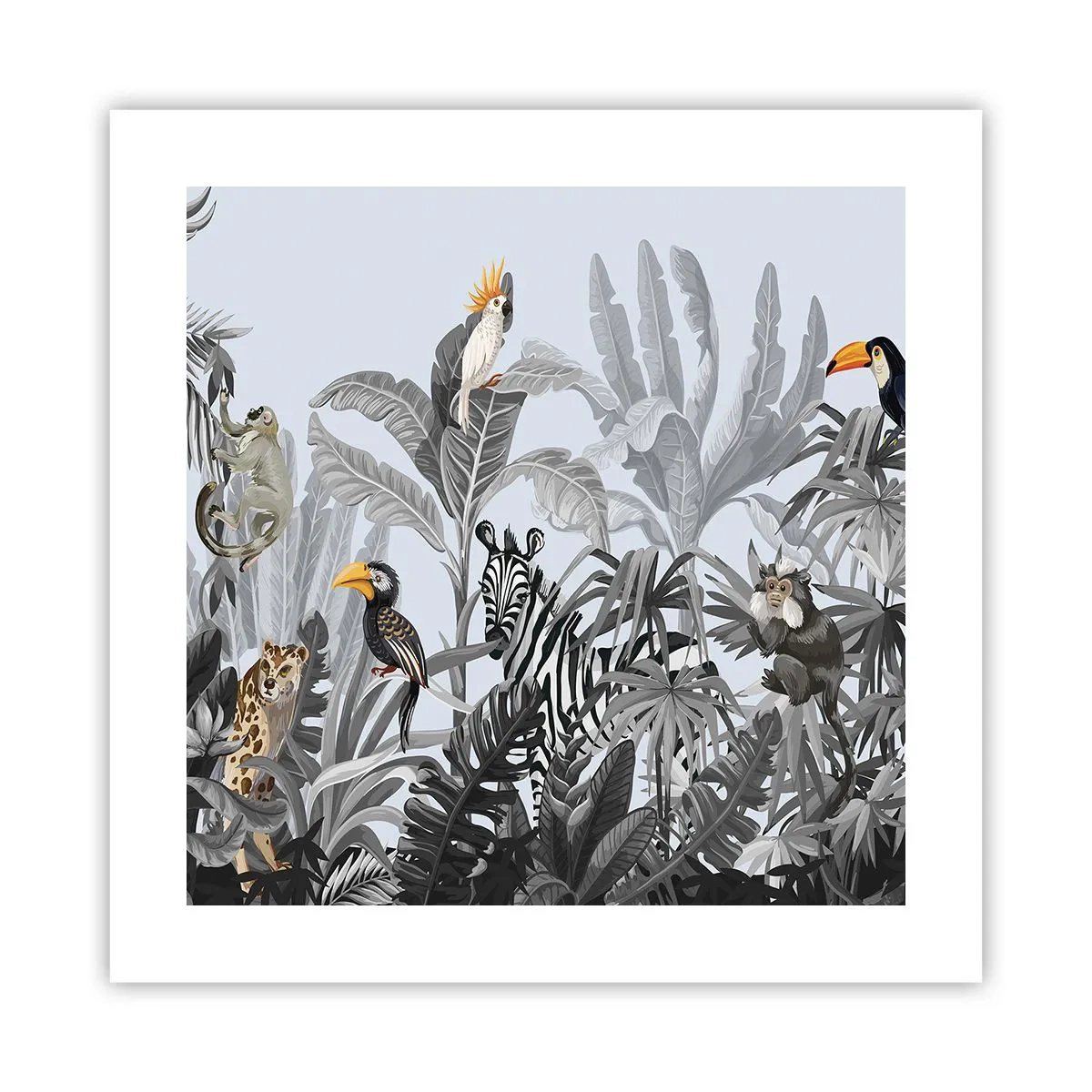 Póster - Un cuento de hadas africano - 40x40 cm