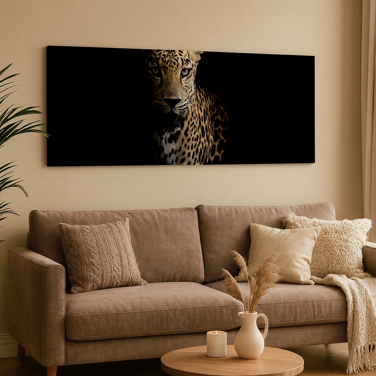 Cuadro sobre lienzo - Impresión de Imagen - Belleza oscura - 30x30 cm