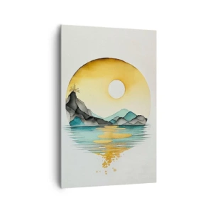 Cuadro sobre lienzo - Impresión de Imagen - En un círculo de belleza - 80x120 cm