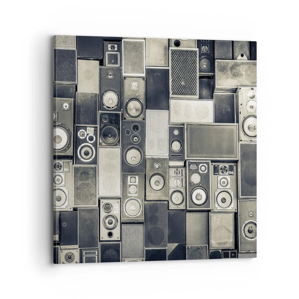 Cuadro sobre lienzo - Impresión de Imagen - Y todo fluye - 70x70 cm