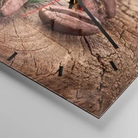 Esfera sin numeración, con rayas