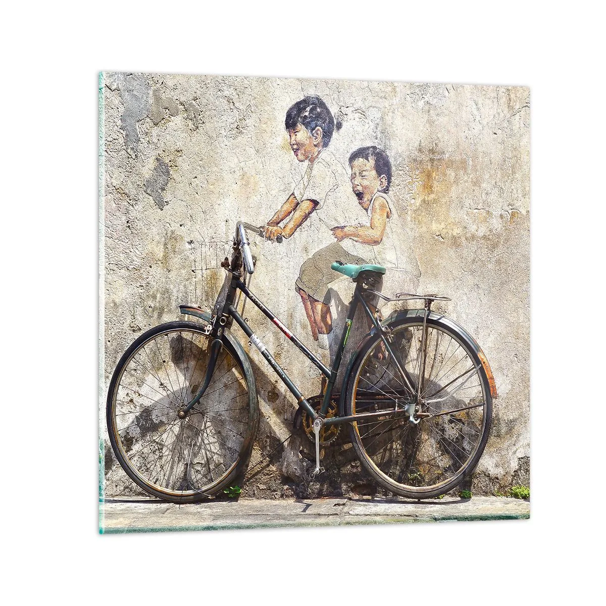 Cuadro sobre vidrio - Impresiones sobre Vidrio - ¿Verdadero o falso? - 60x60 cm