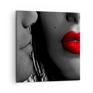 Cuadro sobre lienzo - Impresión de Imagen - Cara a cara  - 50x50 cm