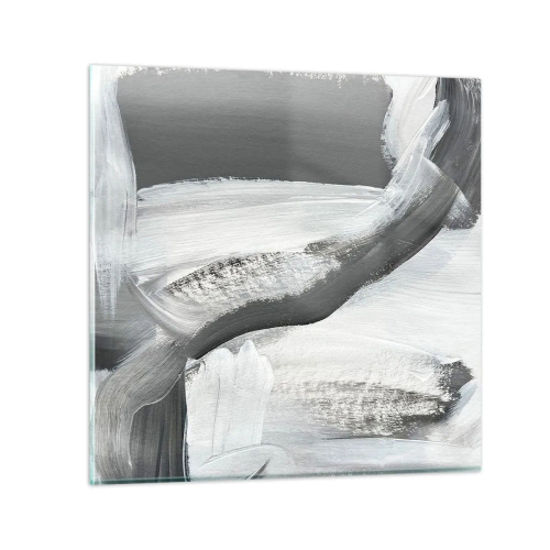 Cuadro sobre vidrio - Impresiones sobre Vidrio - Con movimientos decididos - 30x30 cm