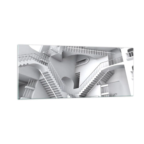 Cuadro sobre vidrio - Impresiones sobre Vidrio - Paradojas del espacio - 100x40 cm