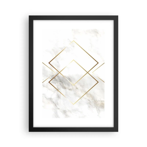 Póster en marco negro - Una vista al infinito - 30x40 cm