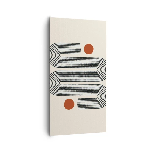 Cuadro sobre lienzo - Impresión de Imagen - De principio a fin - 65x120 cm