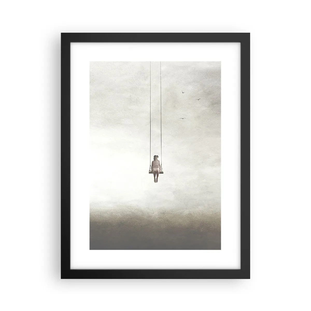 Póster en marco negro - El niño que llevamos dentro - 30x40 cm