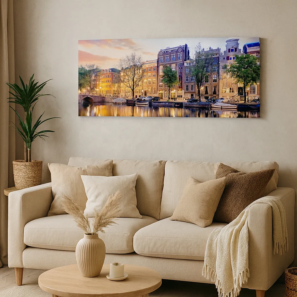 Cuadro sobre lienzo - Impresión de Imagen - La belleza holandesa, sobria y tranquila - 30x30 cm