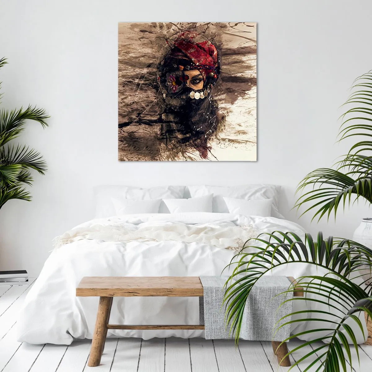 Cuadro sobre lienzo - Impresión de Imagen - Inquietante, como mínimo - 60x60 cm