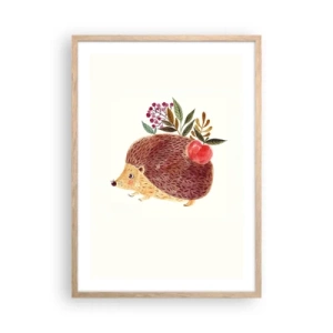 Póster en marco roble claro - Y ya te gusto - 50x70 cm