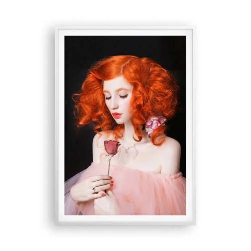 Póster en marco blanco - En estilo barroco - 70x100 cm