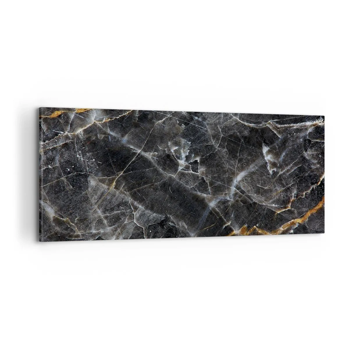 Cuadro sobre lienzo - Impresión de Imagen - La vida interior de la piedra - 100x40 cm