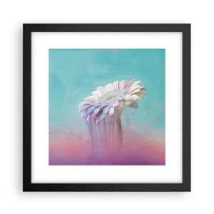 Póster en marco negro - El inframundo de las flores - 30x30 cm