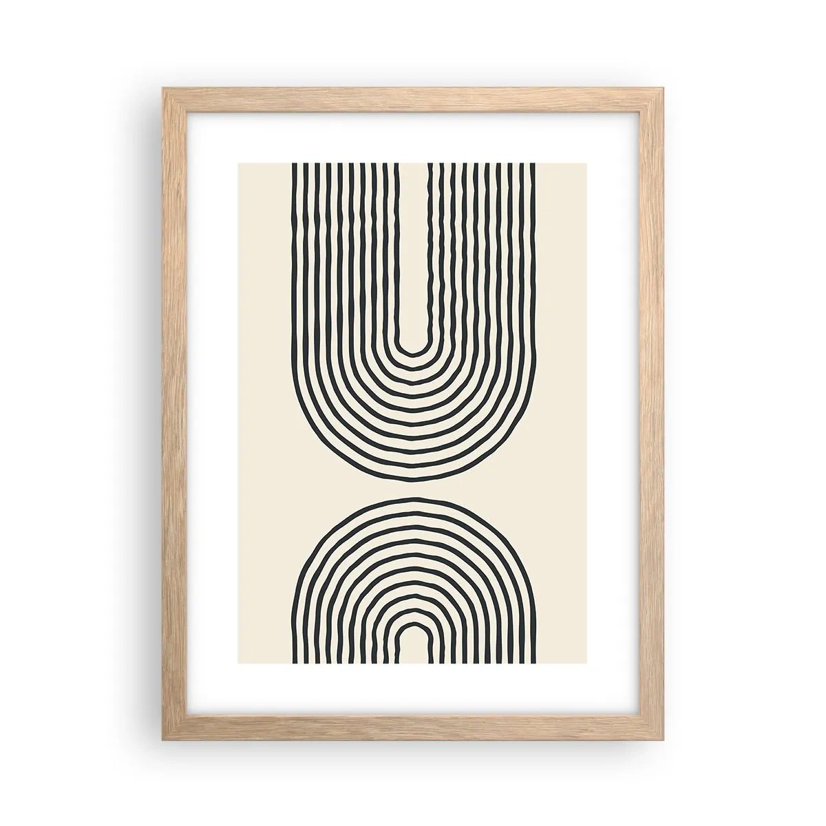 Póster en marco roble claro - Próximamente... - 30x40 cm