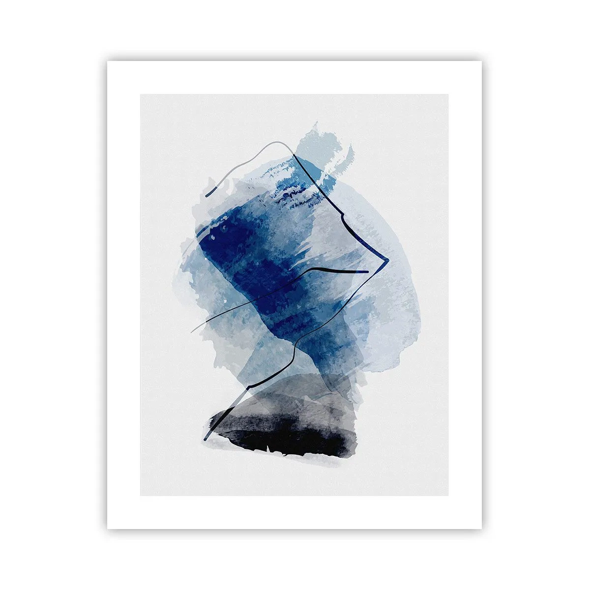 Póster - Montaña helada - 40x50 cm