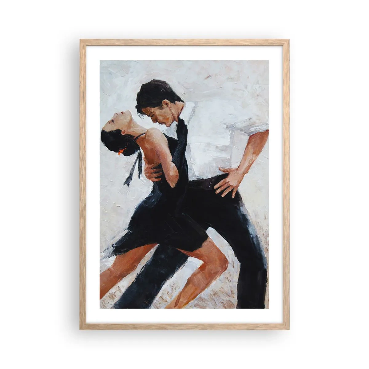 Póster en marco roble claro - El tango de mis sueños - 50x70 cm