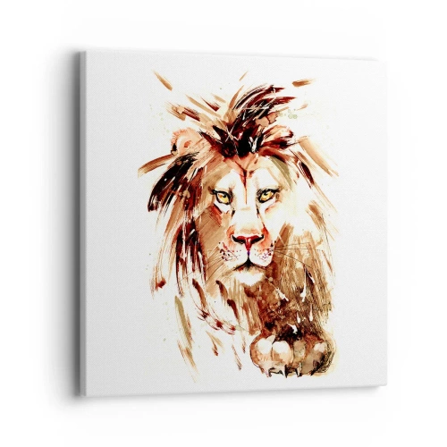 Cuadro sobre lienzo - Impresión de Imagen - Fuerza y dignidad - 40x40 cm