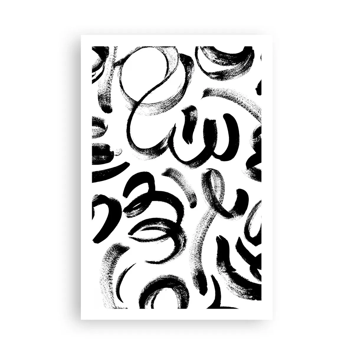 Póster - Negro sobre blanco - 61x91 cm