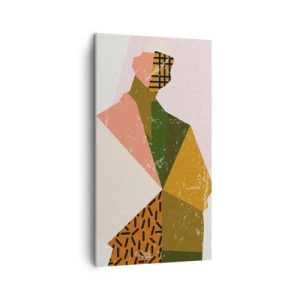 Cuadro sobre lienzo - Impresión de Imagen - El hombre, un ser complejo - 45x80 cm