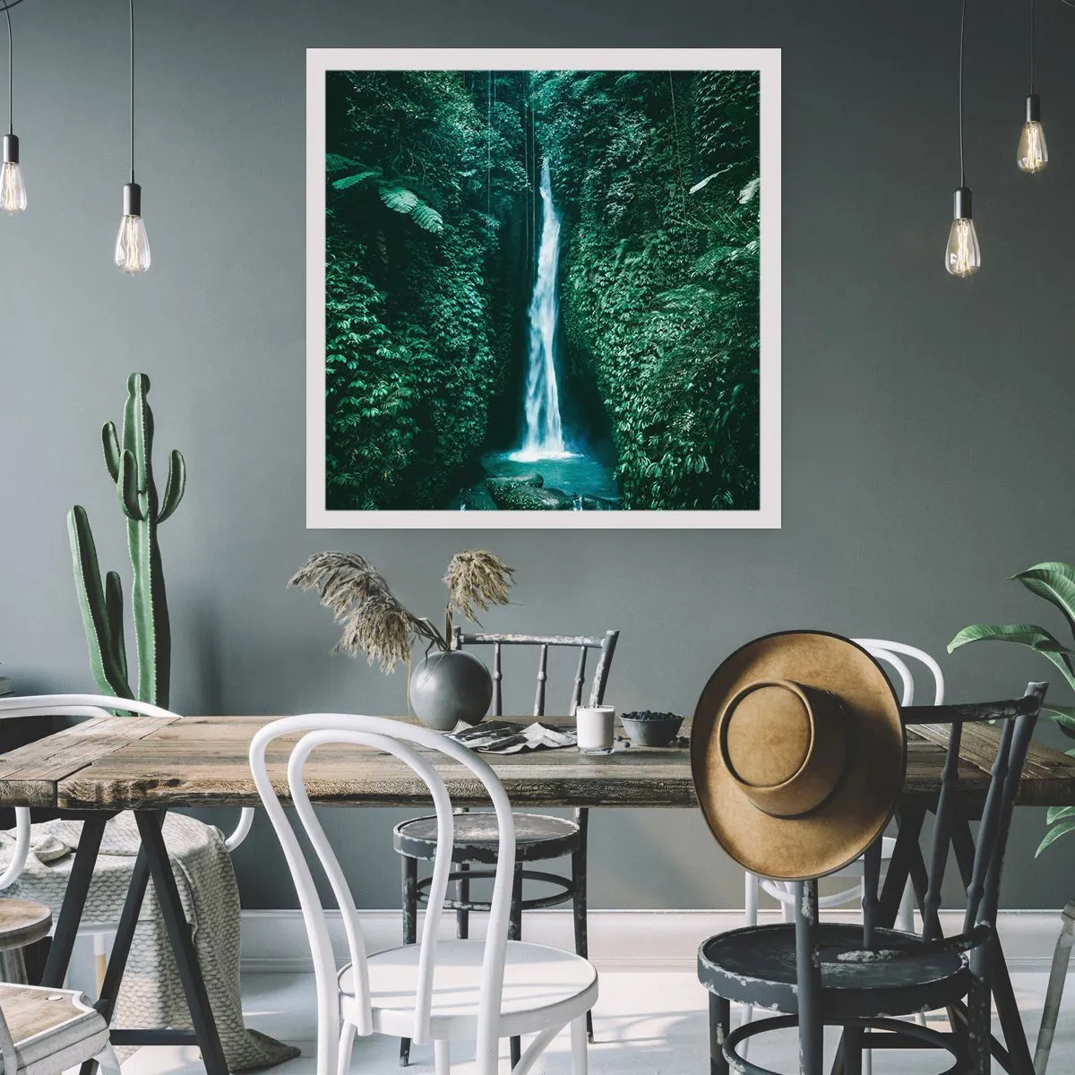 Póster - Balneario tropical - 30x30 cm