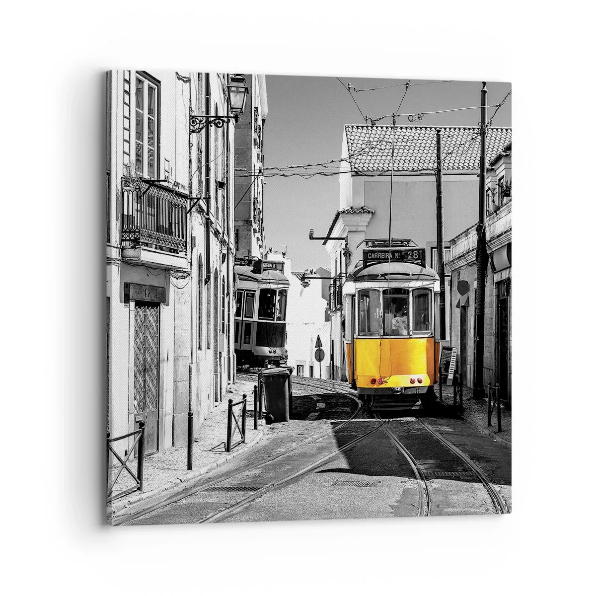 Cuadro sobre lienzo - Impresión de Imagen - Espíritu de Lisboa - 70x70 cm
