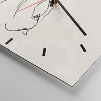 Esfera sin numeración, con rayas