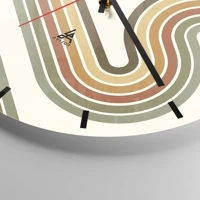 Esfera sin numeración, con rayas