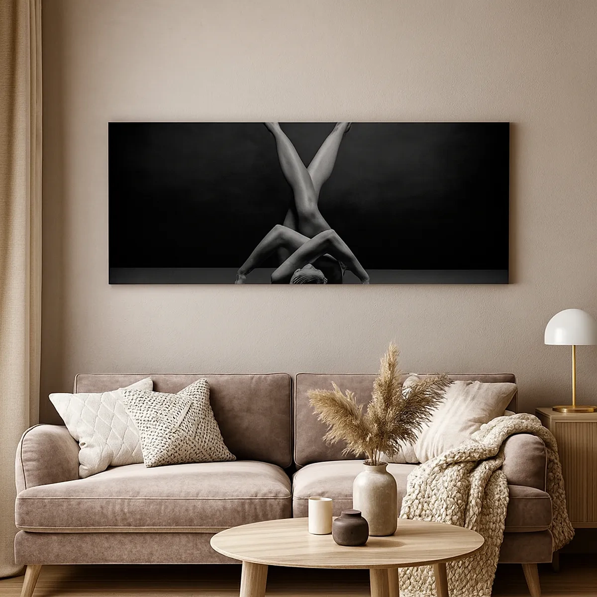 Cuadro sobre lienzo - Impresión de Imagen - Geometría al desnudo - 30x30 cm