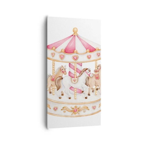 Cuadro sobre lienzo - Impresión de Imagen - El dulce mundo de la infancia - 65x120 cm