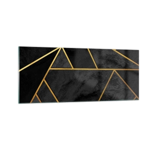 Cuadro sobre vidrio - Impresiones sobre Vidrio - Oscuridad y brillo - 100x40 cm